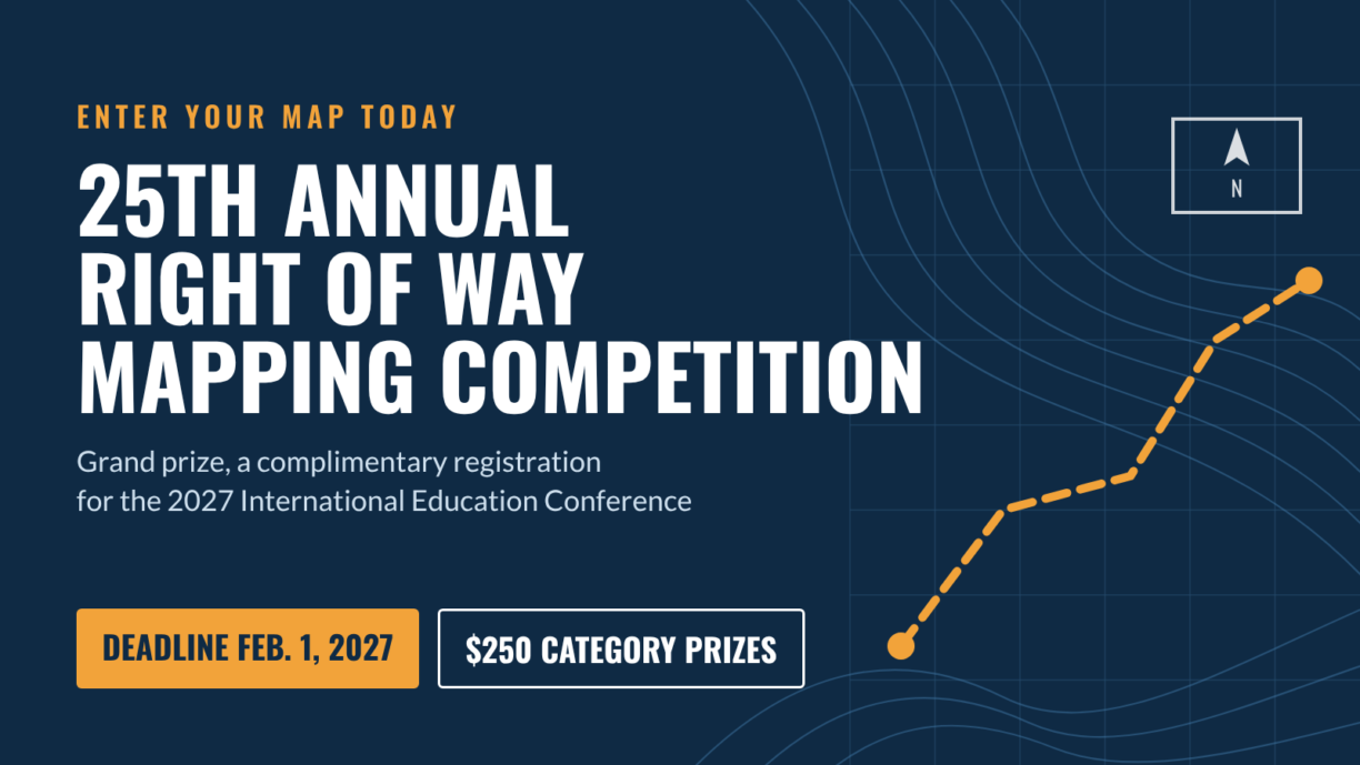25th Annual IRWA Right of Way Mapping Competition