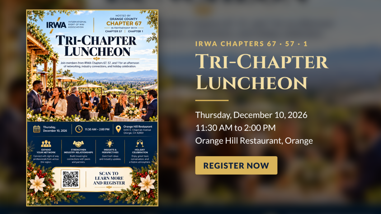 IRWA Tri-Chapter Luncheon